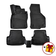 Tapis De Sol Caoutchouc À Bords Hauts Pour VW Golf 7 Depuis 2013 Break