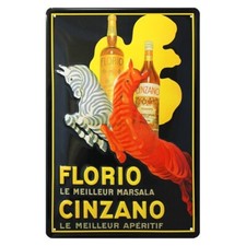 Plaque métal  publicitaire