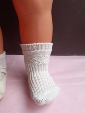 Jolies chaussettes anciennes pour baigneur  .Ici Claudinet 60  / paire n°1