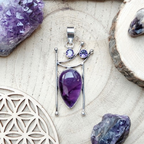 Pendentif bohème chic - , en