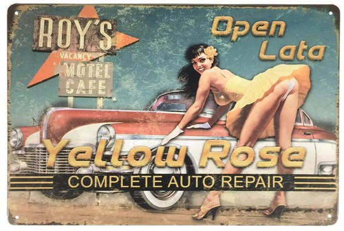 Plaque sexy pin yellow - sexy,
