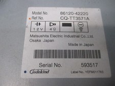 AUTORADIO  RÉCEPTEUR TOYOTA RAV4 III  CQTT3571A  2564301