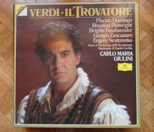 3 disques vinyle G. VERDI Il