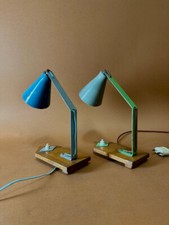 lampe de table 1950 france vintage 50 mid century light ancien lamp