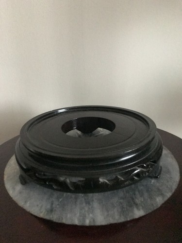 Socle support bois vase - support,