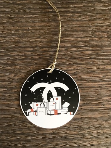 Chanel carte accroche - chanel, noel