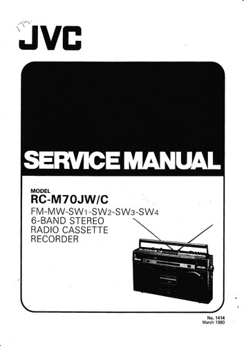 Manuel service pour jvc - service,