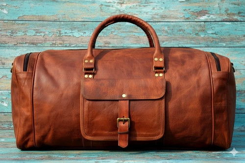 Sac cuir polochon - sac,