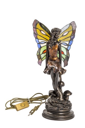 Lampe tiffany table fée - tiffany,