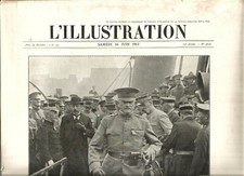 Journal L'Illustration 1917.Pershing en France.28 pages. Belles Photos.