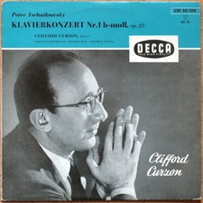 TCHAIKOVSKY • CONCERTO PIANO N° 1 • CURZON • SZELL • 25 CM/10” • EX/VG+ • DECCA