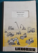 Liebherr A-924-C Litronic Pelleteuse Opérateur Opération & Maintenance Manuel