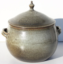 SOUPIERE EN GRÈS EMAILLÉ -