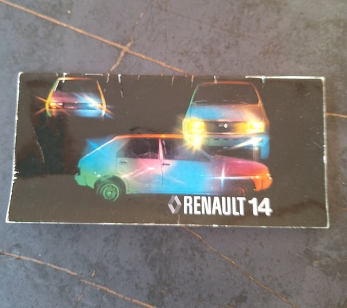 Renault carnet de - 14,