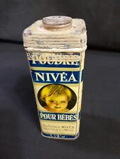Ancienne Boîte en Tôle Publicitaire #110 - Poudre Nivéa