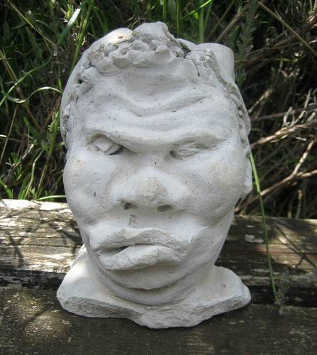 Sculpture tête platre - sculpture,