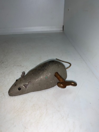 Ancien jouet mecanique souris - jouet,