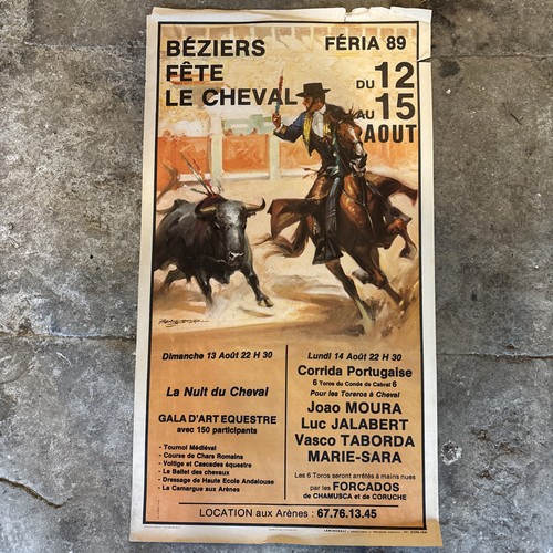 Affiche corridas béziers - corridas,