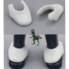 Playmobil 3099 3720 5300 5350 couvre-chaussures blancs hommes victoriens...