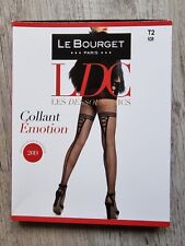 LE BOURGET LES DESSOUS CHICS COLLANT EMOTION Trompe œil - NOIR T2