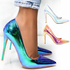 Chaussures Femme Escarpins Éscarpins Hauts Talons A Pointe Métallisé Toocool
