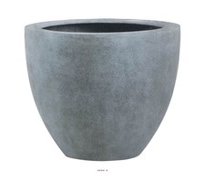 Bac fibres de verre/ composite Farn Ext. EggPot D36xH30cm Gris foncé - dimhaut: