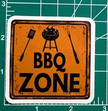 BBQ Zone - Vinyl Decal Sticker
