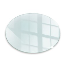 Plaque de verre pour cheminée