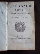 Almanach royal 1822