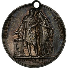 France, Médaille, Noces, Mariage, Religion, Argent, De Puymaurin, TTB