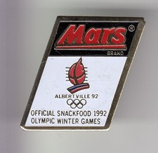 RARE PINS PIN'S .. OLYMPIQUE OLYMPIC ALBERTVILLE 1992 MARS METAL PEINT DORE ~17