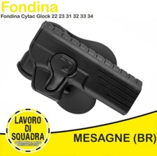 Étui Rigide pour Glock 17 18 19 22 23 31 32 33 34 Noire Droite - Cytac