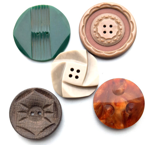 Grands boutons vintage en - ,