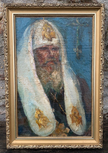 Ancienne huile sur toile
