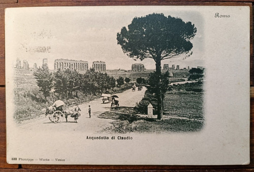 Roma primi 900 - roma, chariots