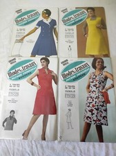 Modes & Travaux 4 Patrons de couture Grandes tailles 46-50-54 Robes