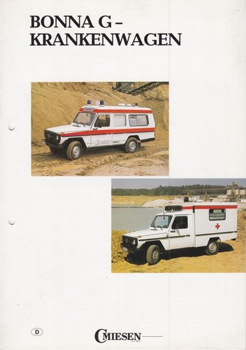 Brochure mercedes 4x4 - mercedes, g