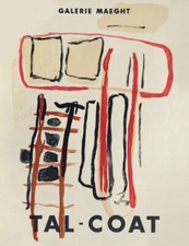 Pierre TAL-COAT - Art lithographic Poster Affiche exhibition Paris 1956