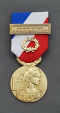 MÉDAILLE DE LA SÉCURITÉ INTÉRIEURE Classe Or, (MSI)