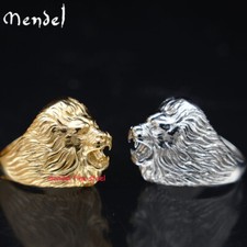 MENDEL Gold Plated Mens Lion