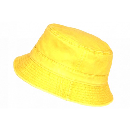 Chapeau bob jaune vif - en, coton