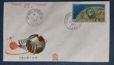enveloppe 1er Jour TAAF n° 6 Poste Aérienne oblitéré Archipel Kerguelen 1962
