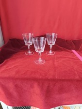 3 verres à eau cristal