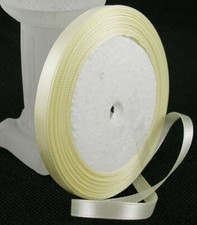 Ruban Satin Blanc Cassé 10mm - 1 Rouleau