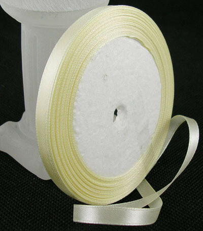 Ruban satin blanc cassé - ruban,