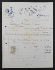 Facture 1901 JARNAC RUFFY