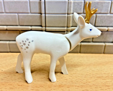 PLAYMOBIL Animaux 1 Cerf Blanc Féérique Biche Chevreuil Fée Reine des Neiges 03