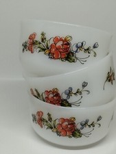 Lot de 3 Ramequins Vintage Arcopal Opaline Collection Cuisine