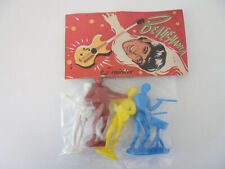 4 Figurines Beatles PVC Emirober années 60 8cm Beatlemania Vintage Jouet REF13