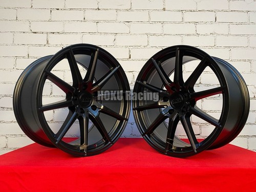 Roues noires concaves - 4x,